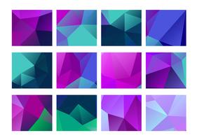 Polygonal background for craft vector