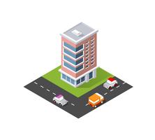 Distrito de la ciudad vector