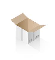 Isometric gift box vector