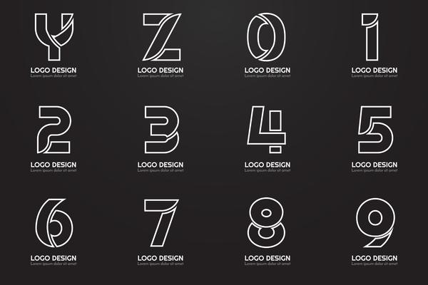 Modern Minimal Vector Logo for banner