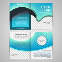 Brochure template design vector