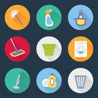 Cleaning Icons vector
