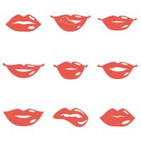 Set of Lips vector