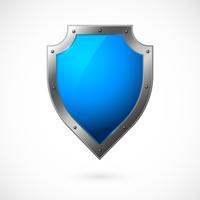 Shield icon isolated vector