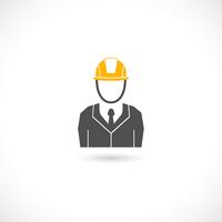 Engineer icon vector