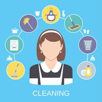 Cleaning Concept vector