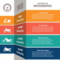 Tabla de clasificación de infografía Biker vector