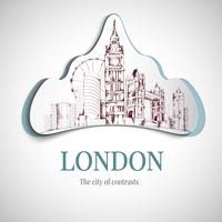 London city emblem vector