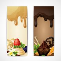 Chocolate banners vertical