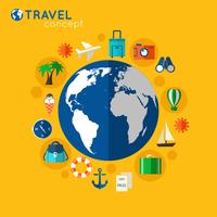 Travel concept vector