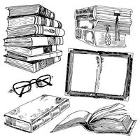 Open book, a sketch of a drawing of a book with flying letters. 2998089  Vector Art at Vecteezy