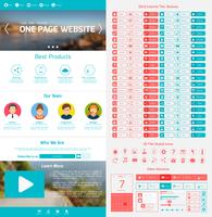 Website design template vector