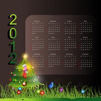 new year calender vector