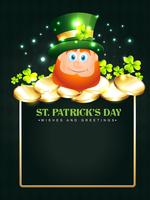 happy leprechaun vector