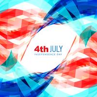 4th of july american independence day vector