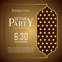 Ramadan Kareem Greeting Card and Background Islamic with Arabic Pattern vector