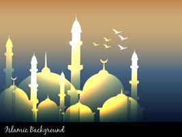 islamic mosques vector