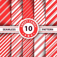 Striped sweet line Merry Christmas pattern. vector