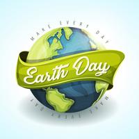 Happy Earth Day Holiday Banner vector