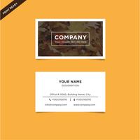 Modern style creative business card and name card, horizontal simple clean template vector design double sided print ready