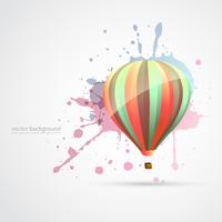 paracaídas de colores vector