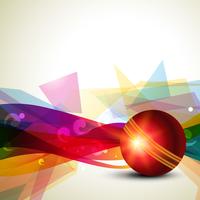 abstract cricket background vector