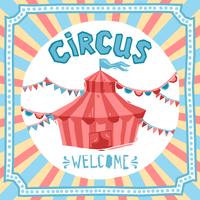 Circus Retro Poster vector