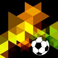 creative soccer design vector