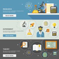 Science And Research Banner vector