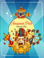 Amusement Park Poster vector