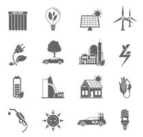 Icono de energía ecológica vector