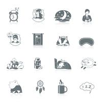 Sleep Time Icon Set vector