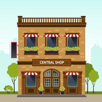 Shop Facade Illustration vector