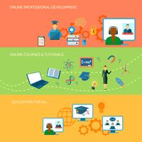 Online Education Banner vector