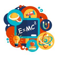 Physics Science Flat Design