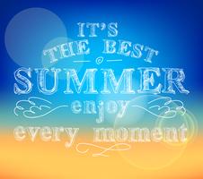 Enjoy summer poster vector