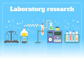 Laboratory research concept vector