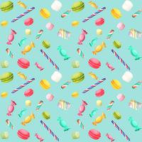 Candy seamless pattern vector