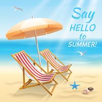 Summer holidays background wallpaper vector