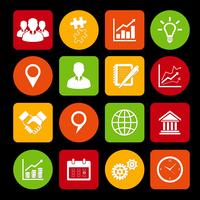 Business Icons Set and Design Elements vector