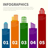 Conjunto infográfico de construcción. vector