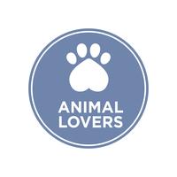 Animal lovers icon.  vector