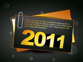 new year card  vector