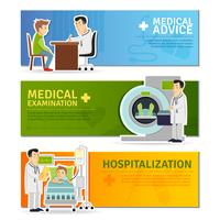 Medical Banners Set vector