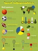 Sports Infographics Set vector
