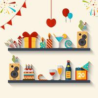 Celebration Concept Flat vector