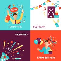 Party Design Concept vector