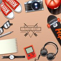 Hipster Background Illustration vector