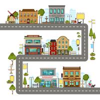 City Street Illustration vector