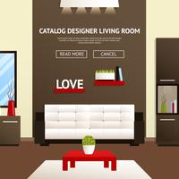 Living Room Interior vector